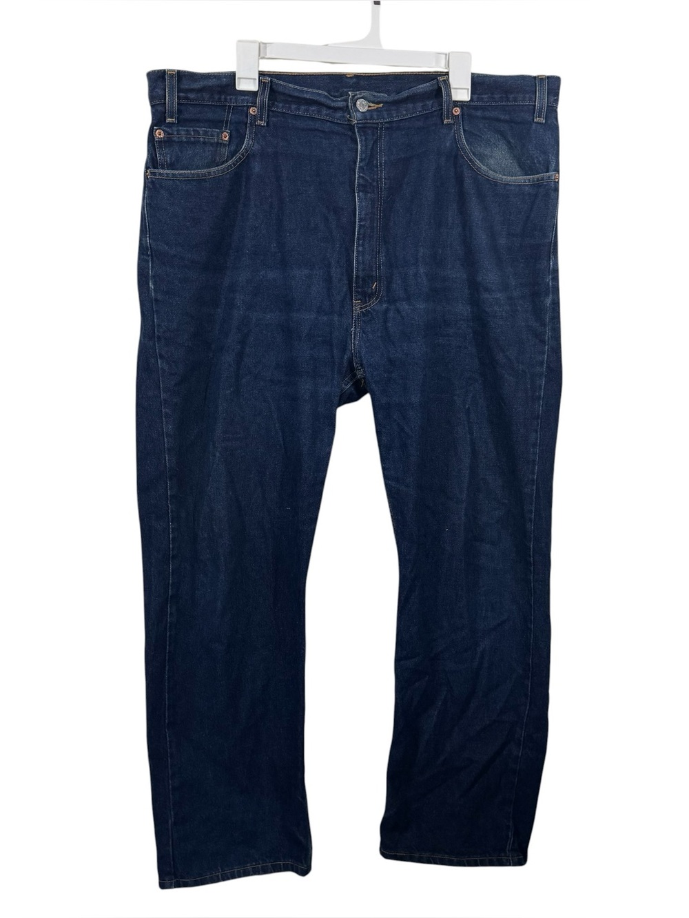 Levi's 505 Dark Wash 42x30 Regular Fit Straight Leg Jeans